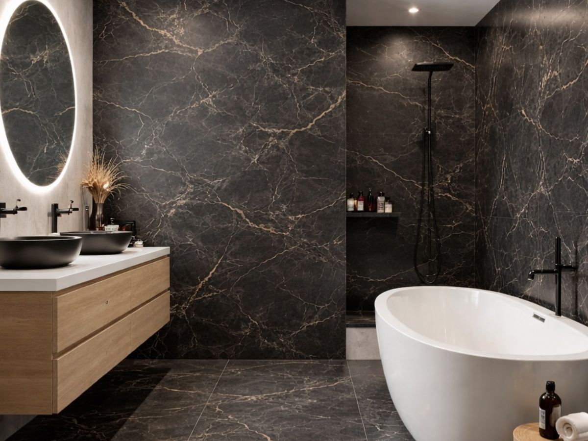 Tiled kitchen surfaces